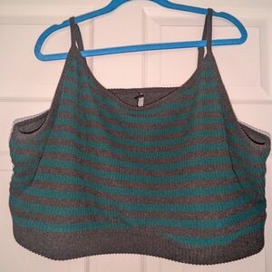 Ribbed Crop Lounge Cami